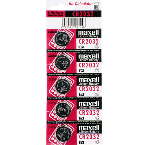 Maxell Düğme Pil 2032 5 Adet 3 Volt