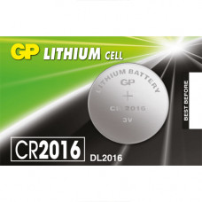 GP Düğme Pil 2016 1 Adet 3 Volt