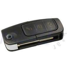 Ford - Cmax 3 Butonlu Anahtar Kabı Çivi - Sustalı