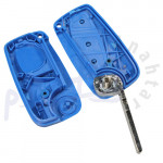 Fiat 3 Butonlu Anahtar Kabı - Mavi Yandan Pilli
