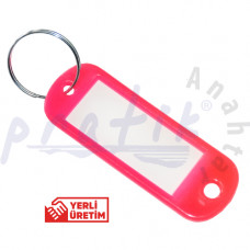 Kimlik Anahtarlık 100'lü Neon Pembe